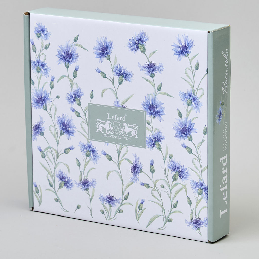 НАБОР РОЗЕТОК LEFARD ВАСИЛЬКИ 4 ШТ. 10 СМ