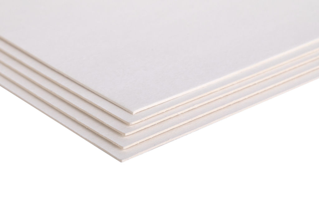 Love2art Набор пивного картона KLP-22 1 мм 570 г/м2 20 х 20 см 5 л. белый  фото 3