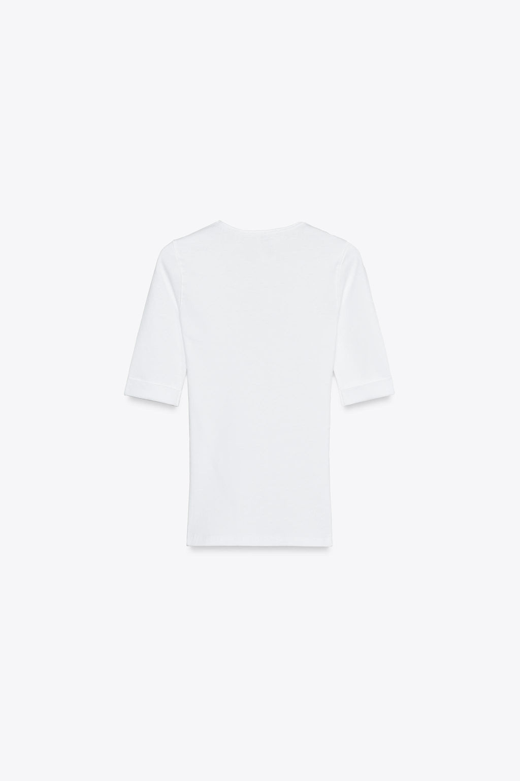 WASHED COTTON T-SHIRT - Zara фото 24