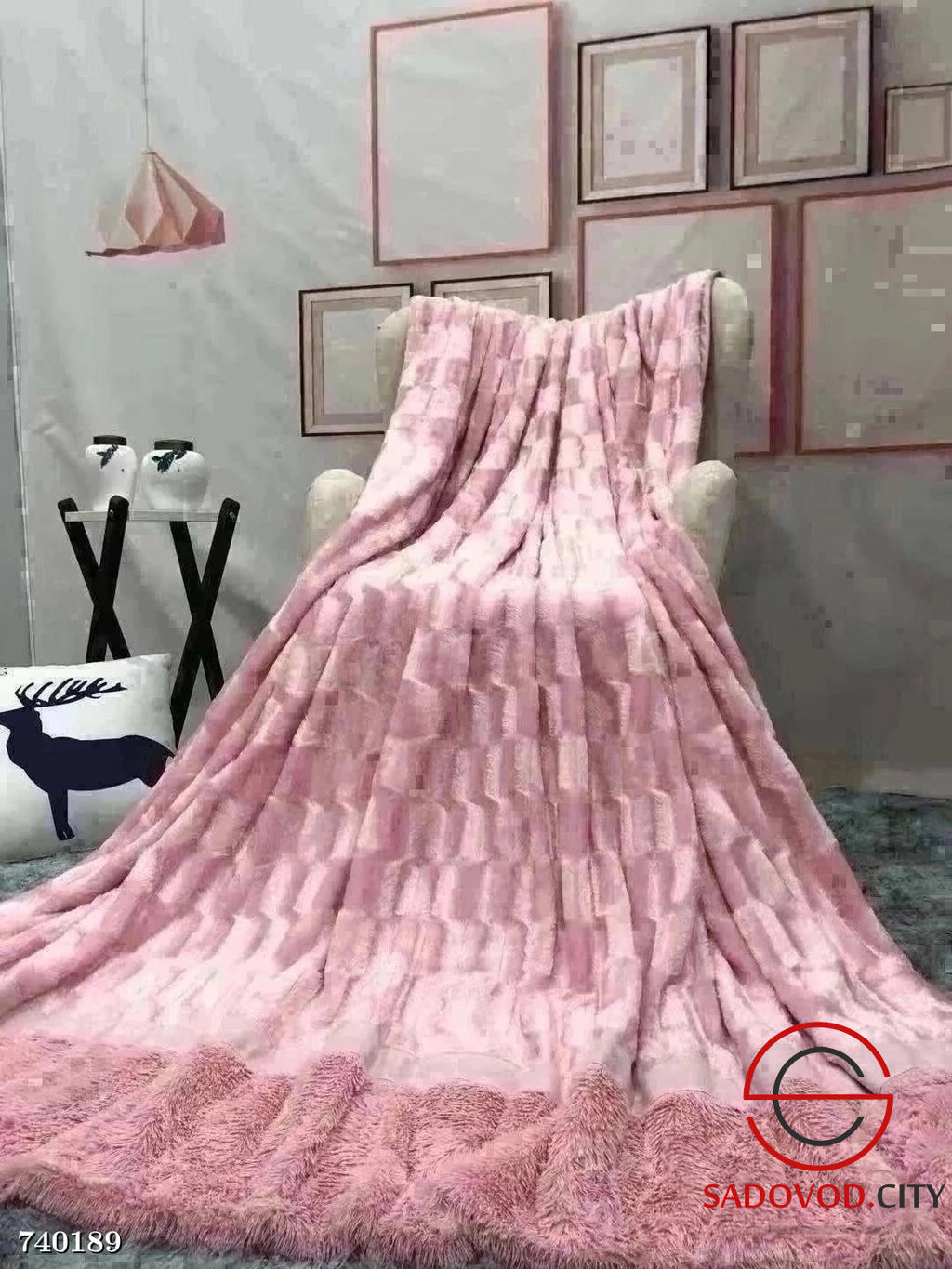 Покрывало плед на кровать