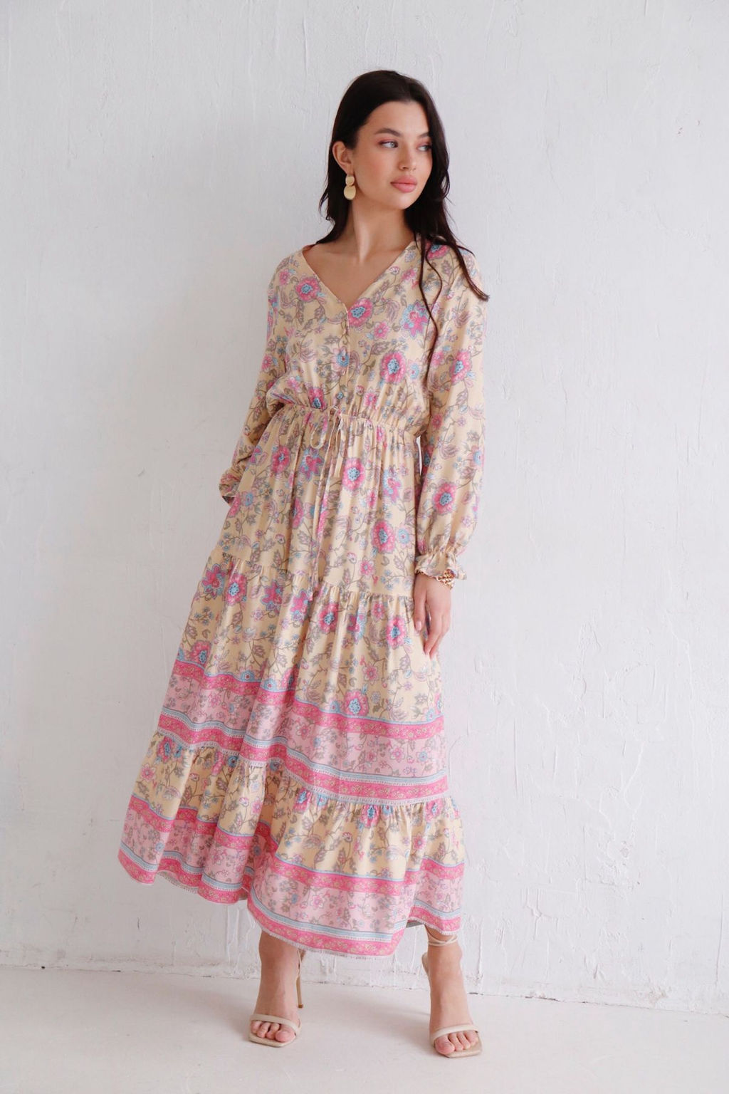 12129 Платье летнее с цветочным принтом - Martichelli фото 7