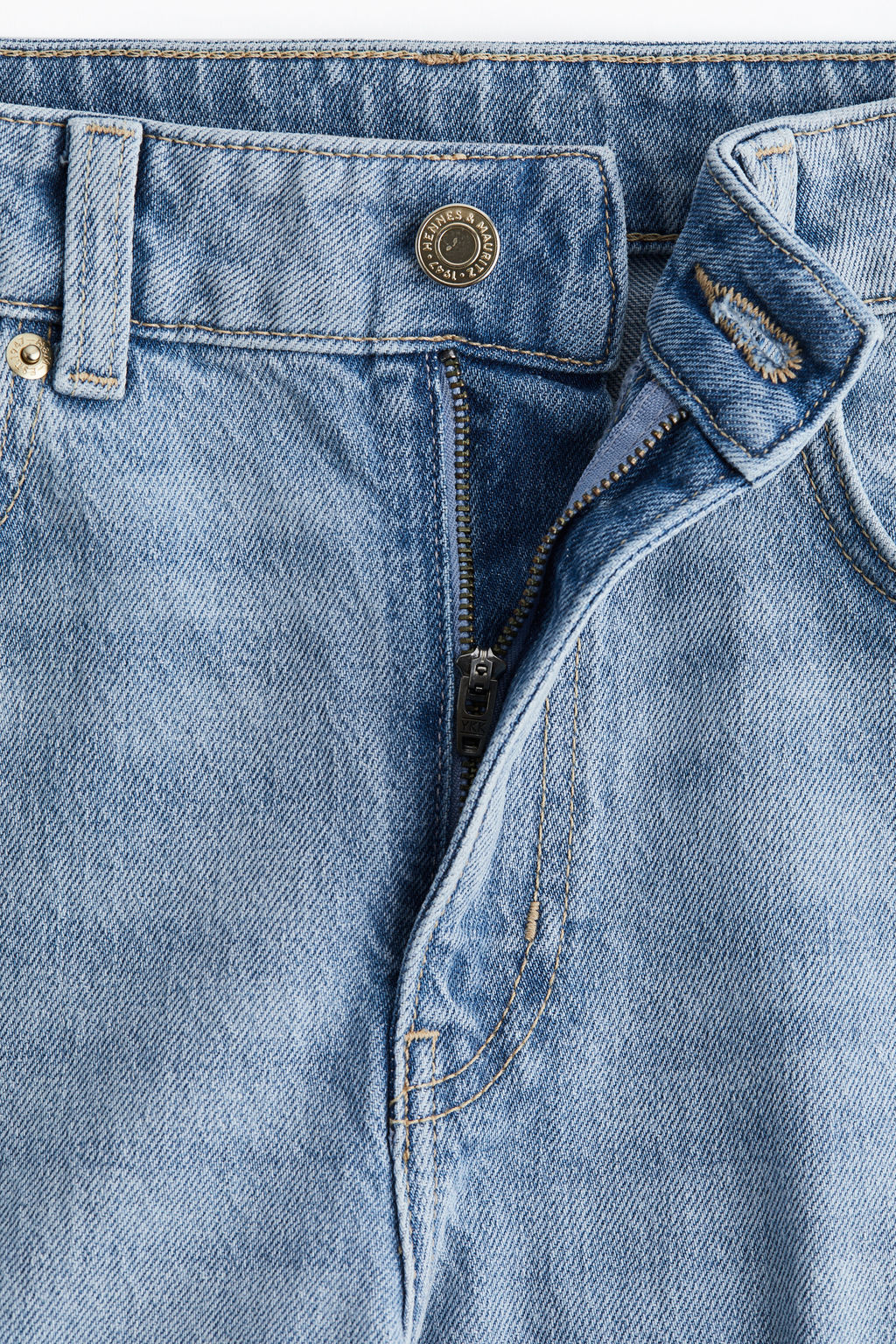 Wide High Waist Jeans - H&m фото 19