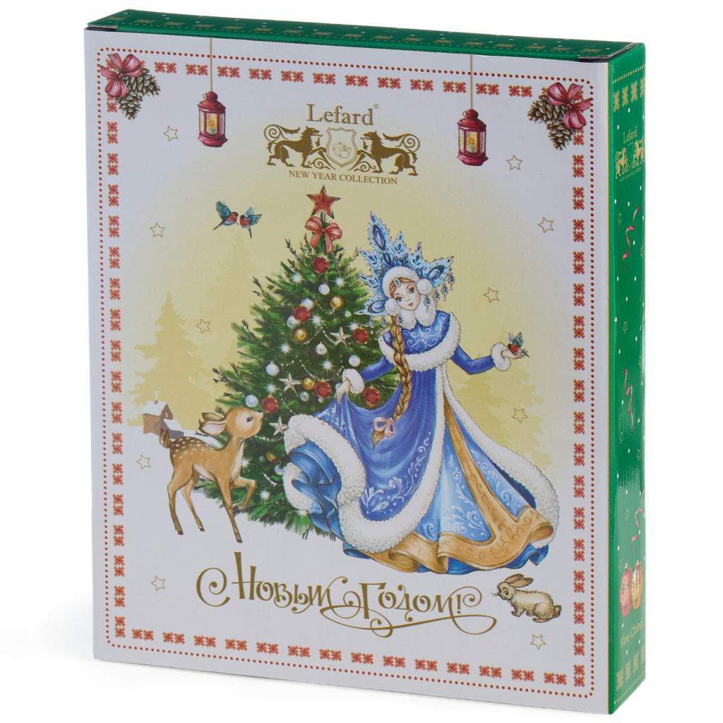 БЛЮДО-ЕЛКА LEFARD ДЕД МОРОЗ 25*21*4 СМ ЗЕЛЕНОЕ  фото 3