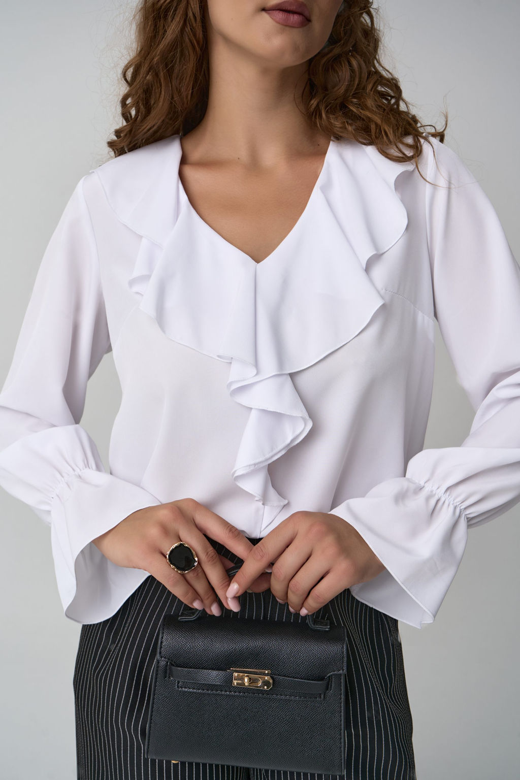 Блузка Мишель (белый) - Эльза фото 2