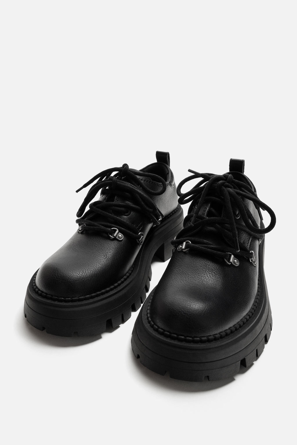 MULTI-EYELET CHUNKY SHOES - Zara фото 6