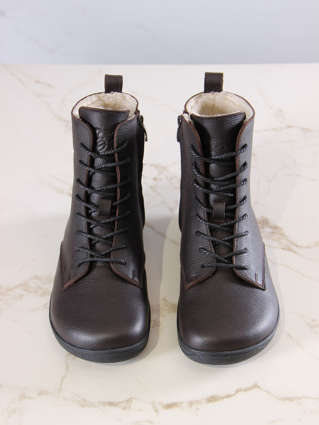 Босоногие ботинки barefoot зимние натуральная кожа - Ed'art фото 5