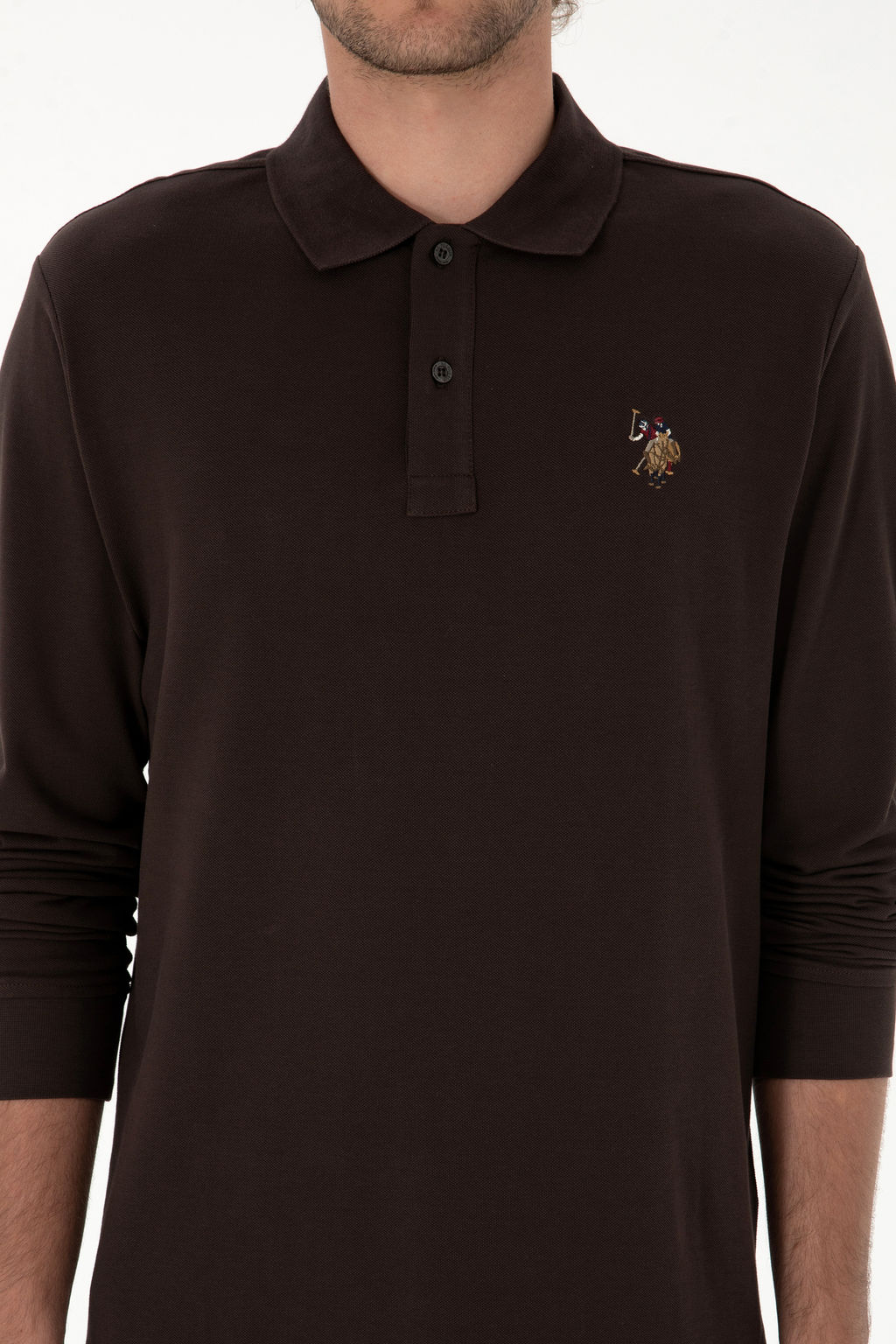 Erkek Koyu Kahverengi Basic Sweatshirt Sepette S_rpriz _ndirim - U.s. polo assn фото 13