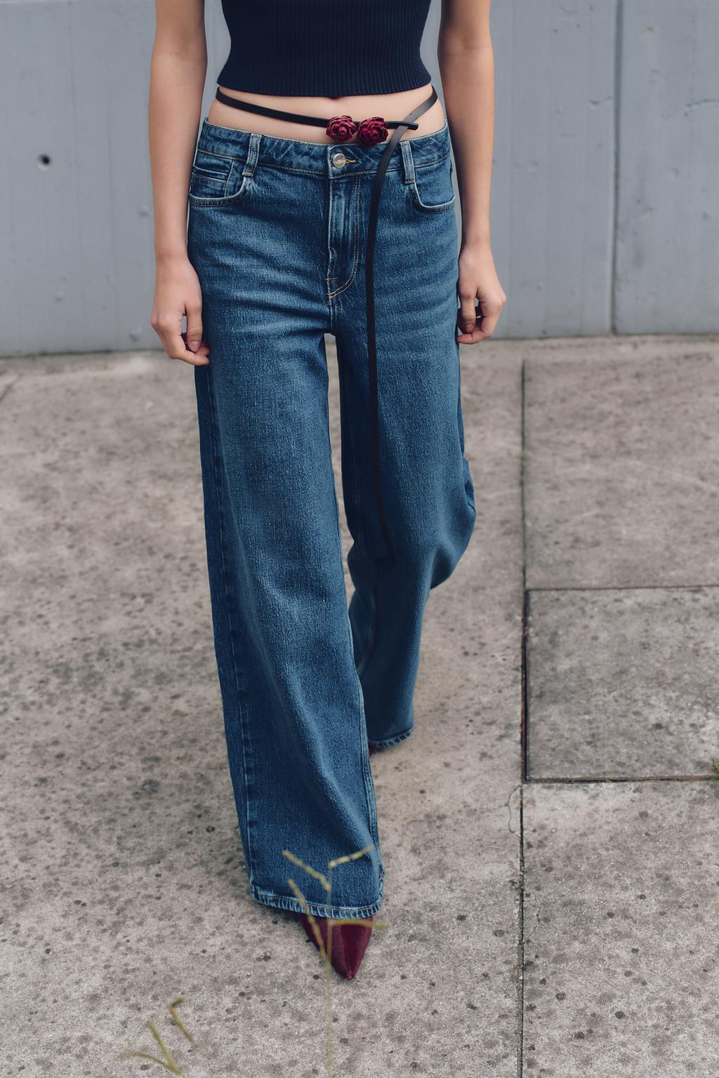 Z1975 WIDE LEG HIGH-RISE JEANS - Zara фото 2