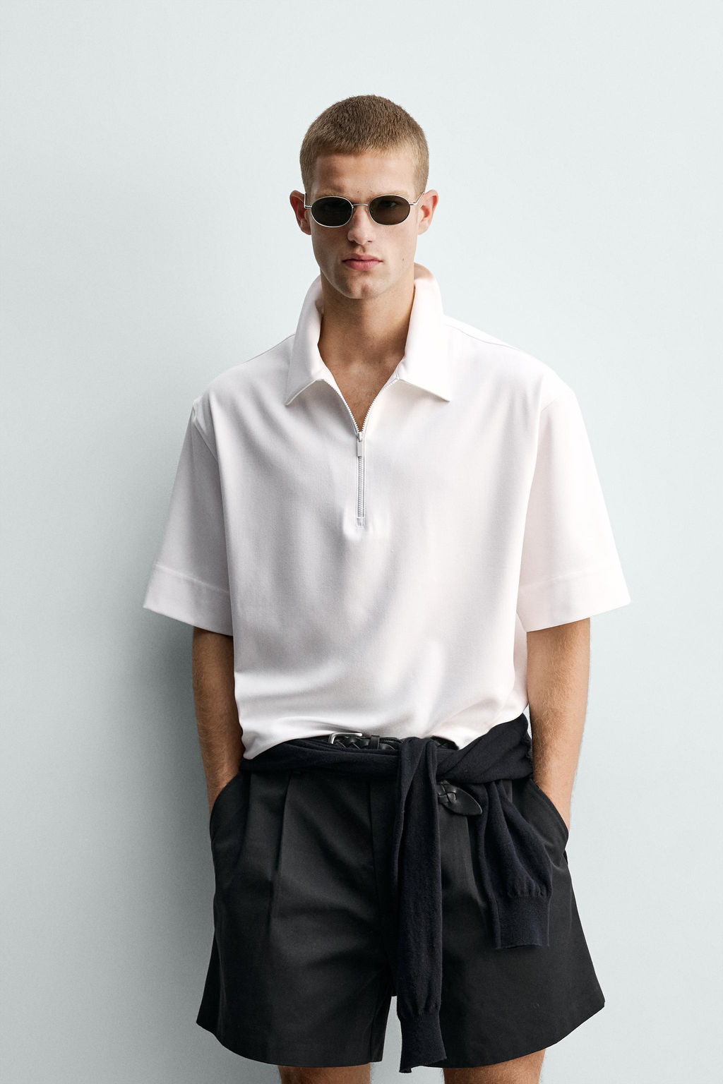 POLO T?CNICO CREMALLERA / Chocolate - Zara фото 9