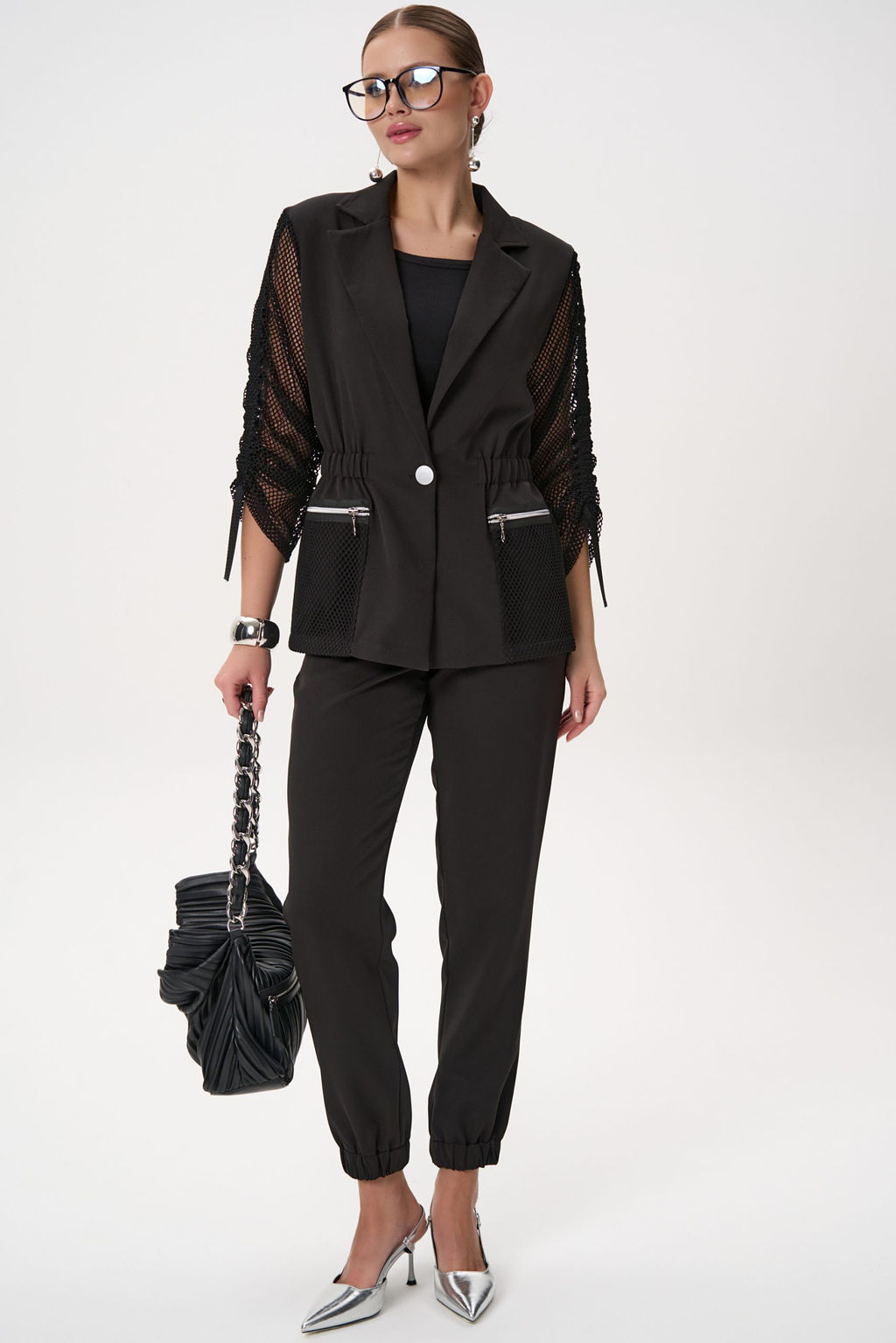 Пиджак Кейти (чёрный) - Эльза фото 7