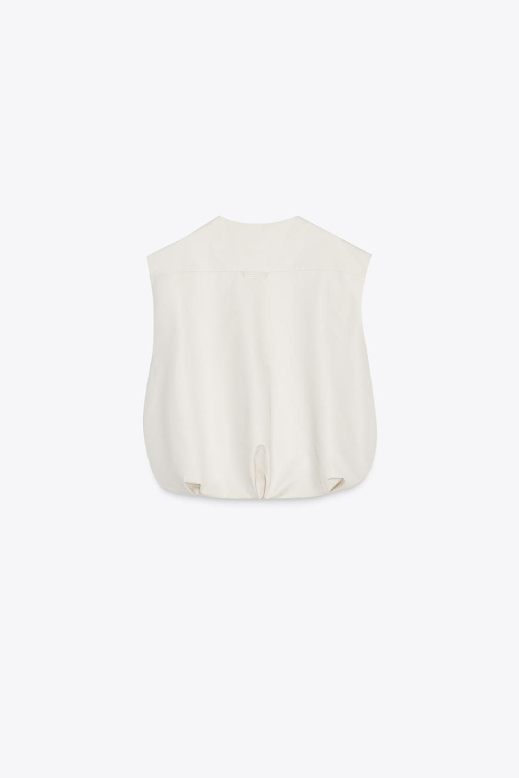 ZW COLLECTION OVERSIZE WAISTCOAT - Zara фото 4