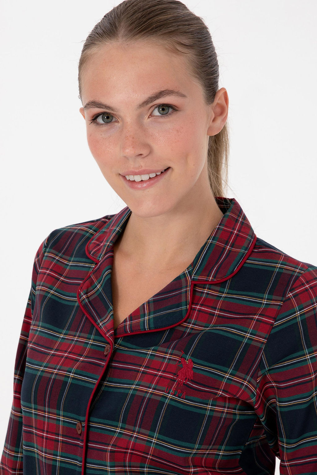 Kad_n K_rm_z_ Pijama Tak_m_ Sepette S_rpriz _ndirim - U.s. polo assn фото 2