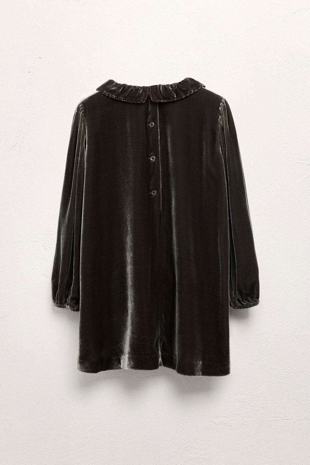 AGE 6-10 / LIMITED EDITION VELVET DRESS WITH SILK - Zara фото 8