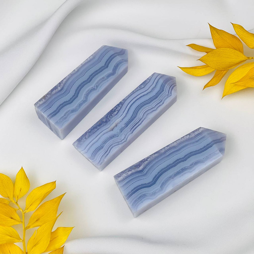 Кристалл из Голубого Агата - Радуга самоцветов фото 3