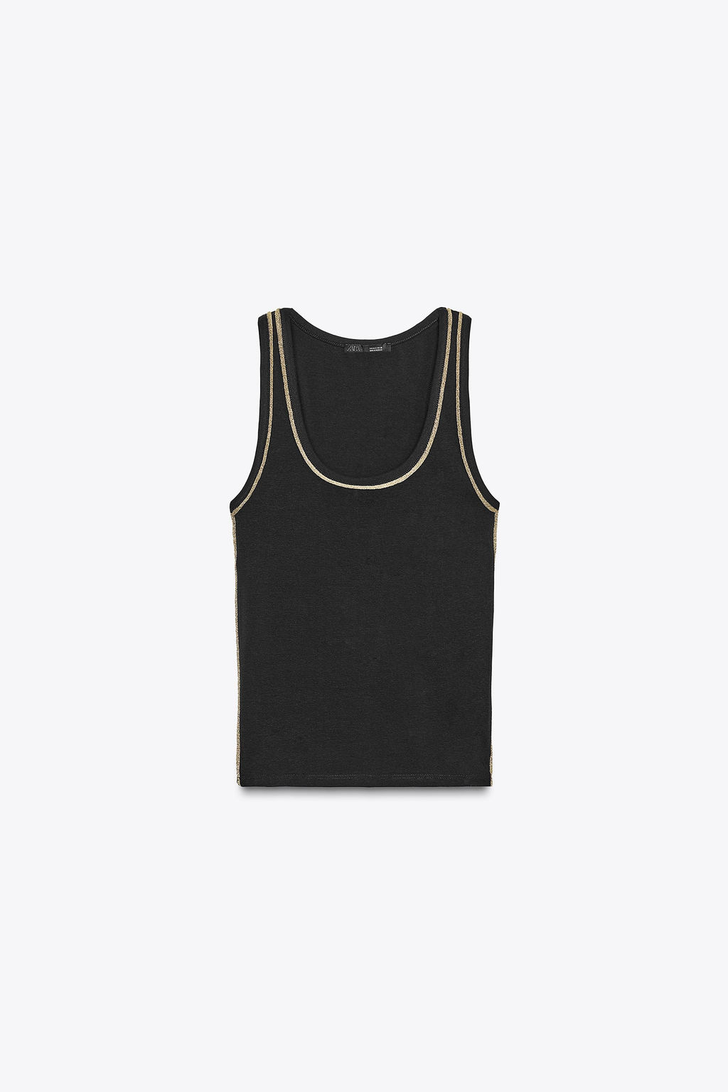 METALLIC THREAD TRIM TOP - Zara фото 5