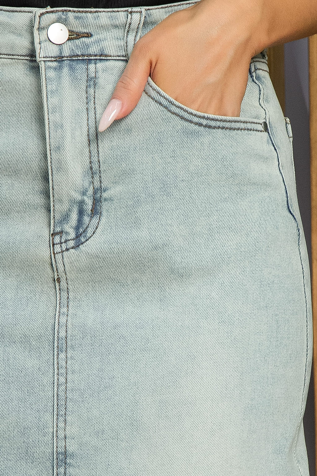 Юбка Лондон (голубо-зеленая) Ю13417-4М - Lt collection фото 3