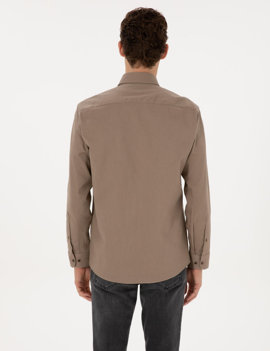 Vizon Regular Fit Uzun Kollu G_mlek - Pierre cardin фото 5