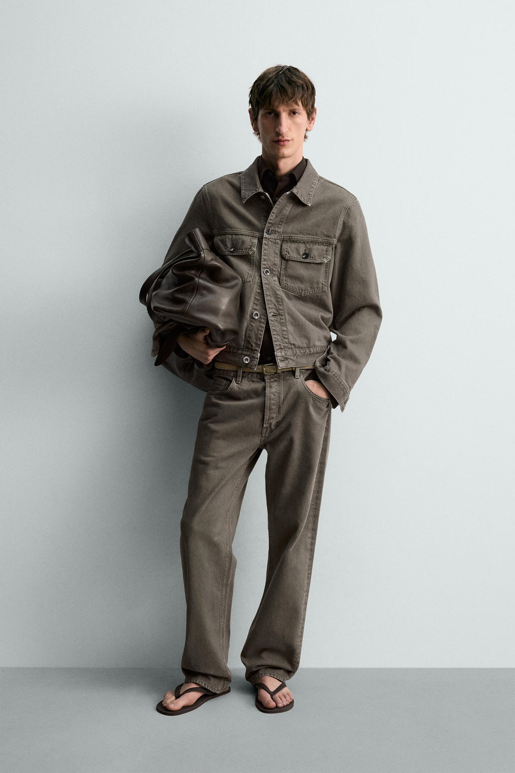 CAZADORA DENIM LIMITED EDITION / Verde gris