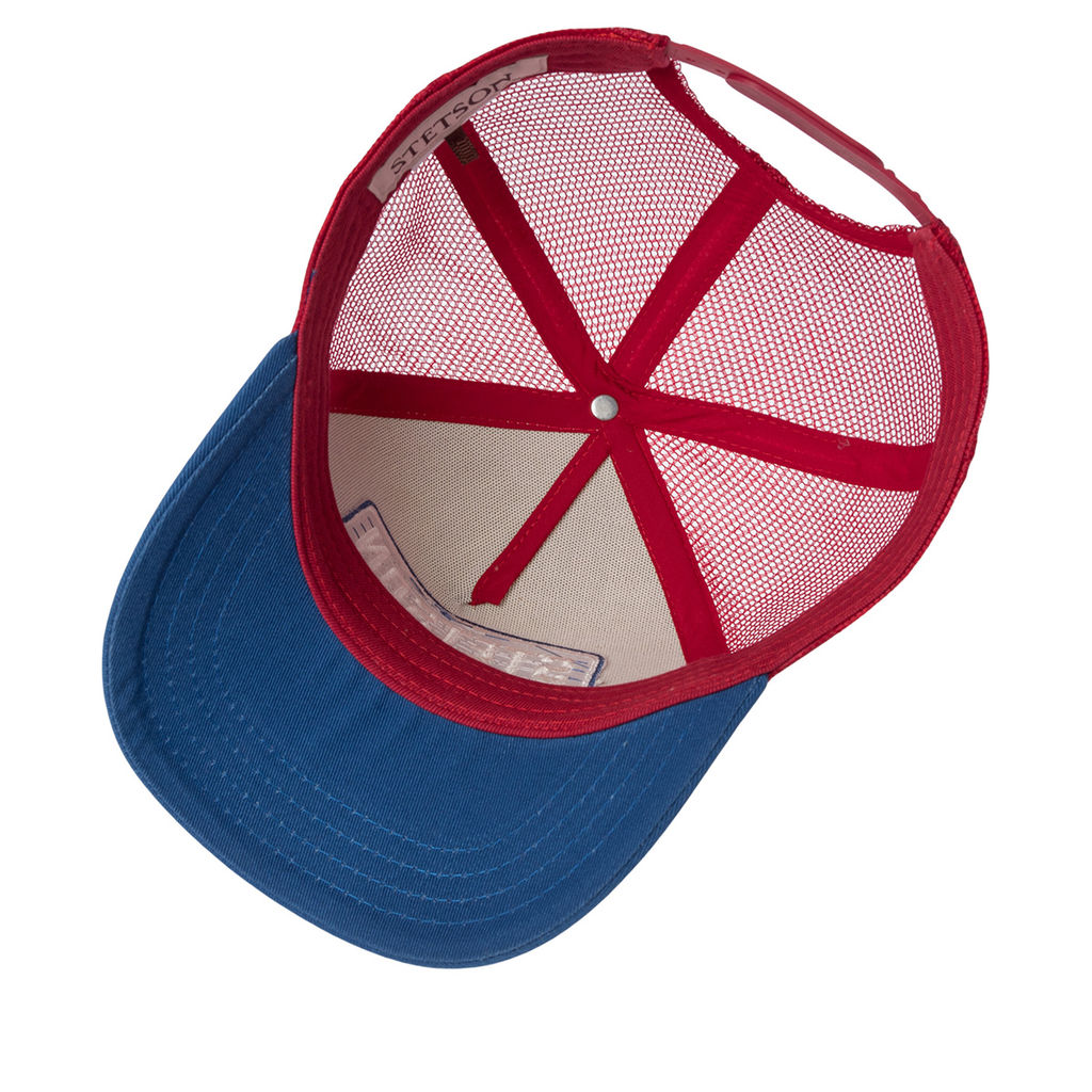 Бейсболка STETSON арт. 7751107K TRUCKER CAP GASOLINE (синий / белый)  фото 3
