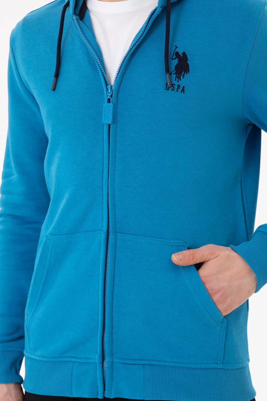 Мужской кобальтово-синий свитшот - U.s. polo assn фото 6