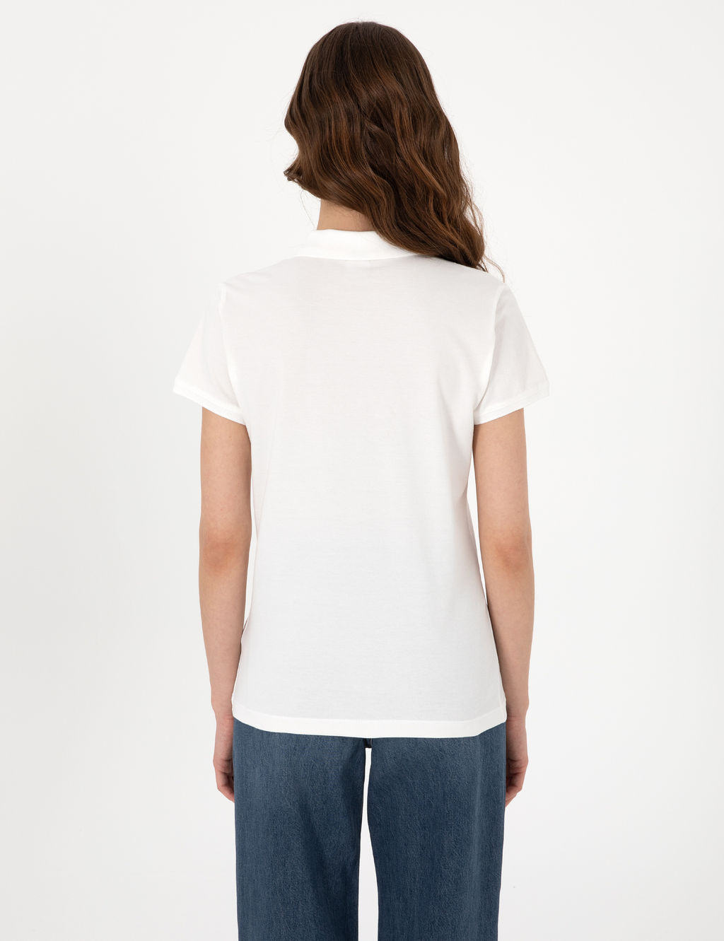 Beyaz Regular Fit Ti__rt