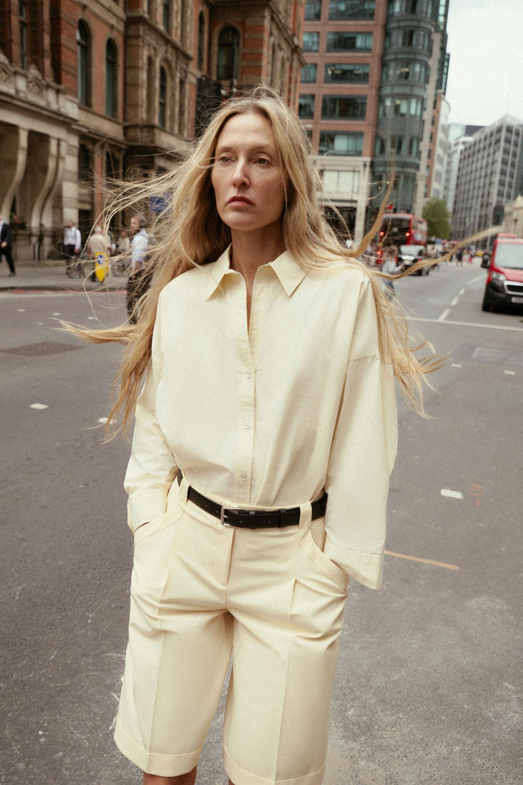 POPLIN SHIRT WITH BUTTONS