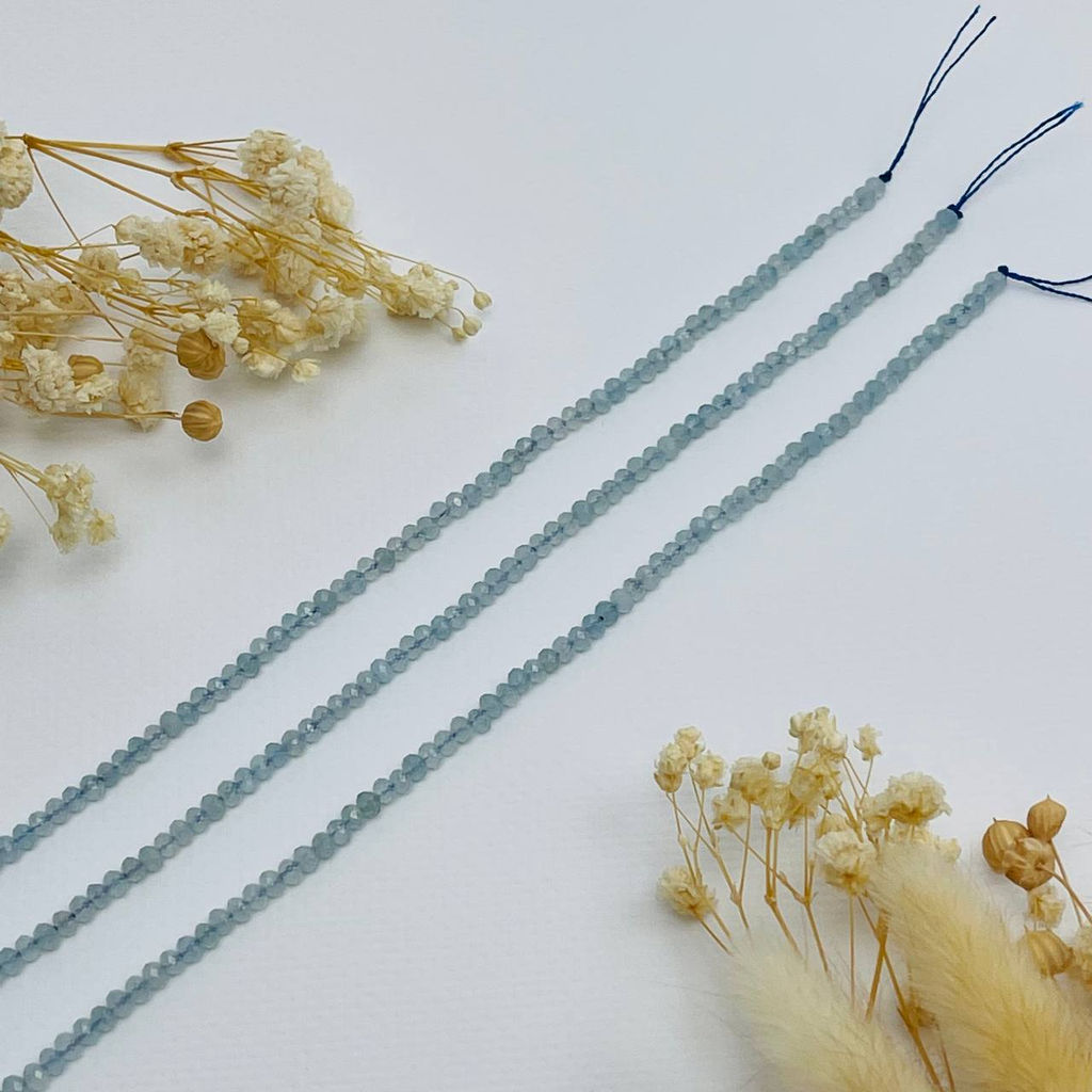 Бусины для украшений из Аквамарина