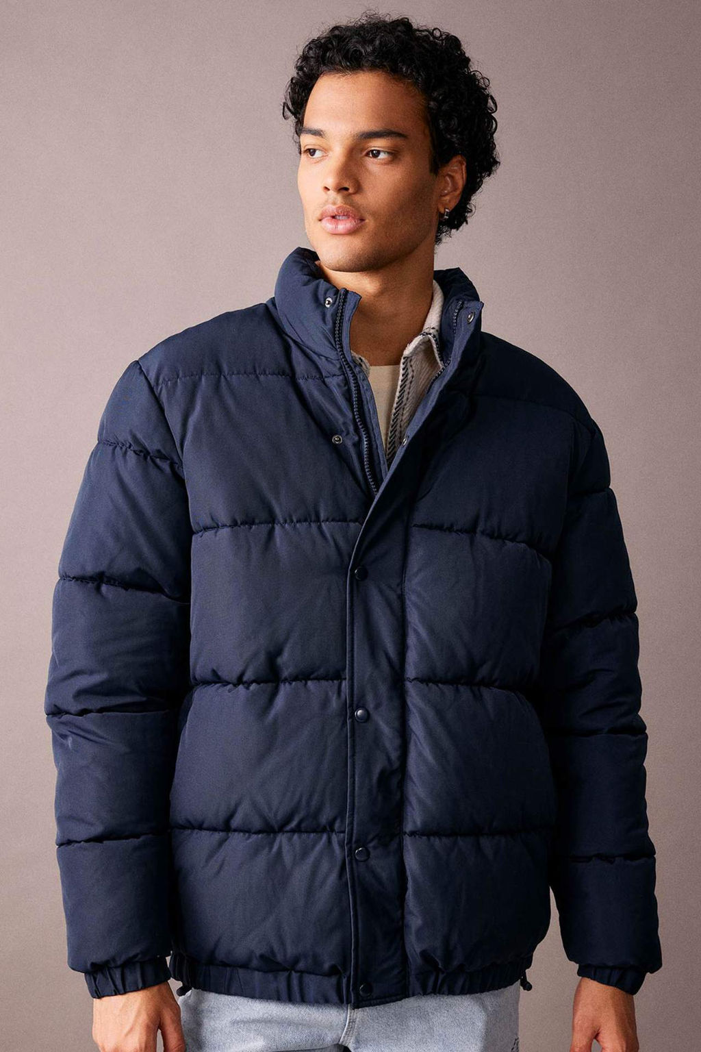 Dik Yaka Sisme Mont Fermuarl? C?tc?tl? Cepli - Defacto фото 5