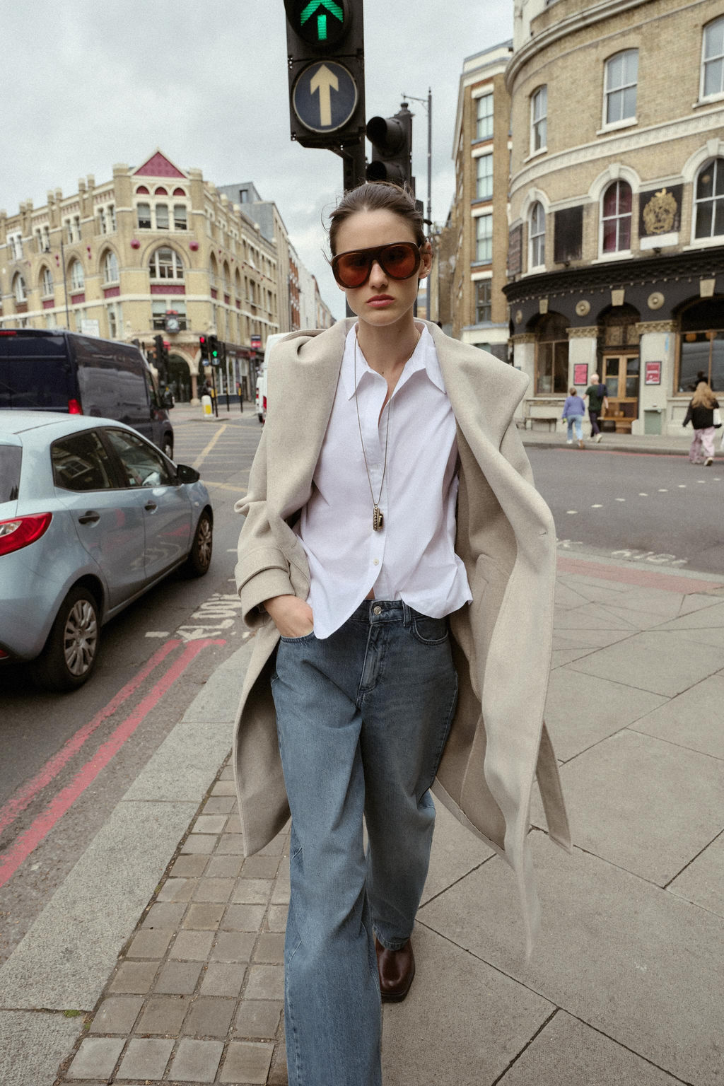 SOFT HOODED COAT - Zara фото 14