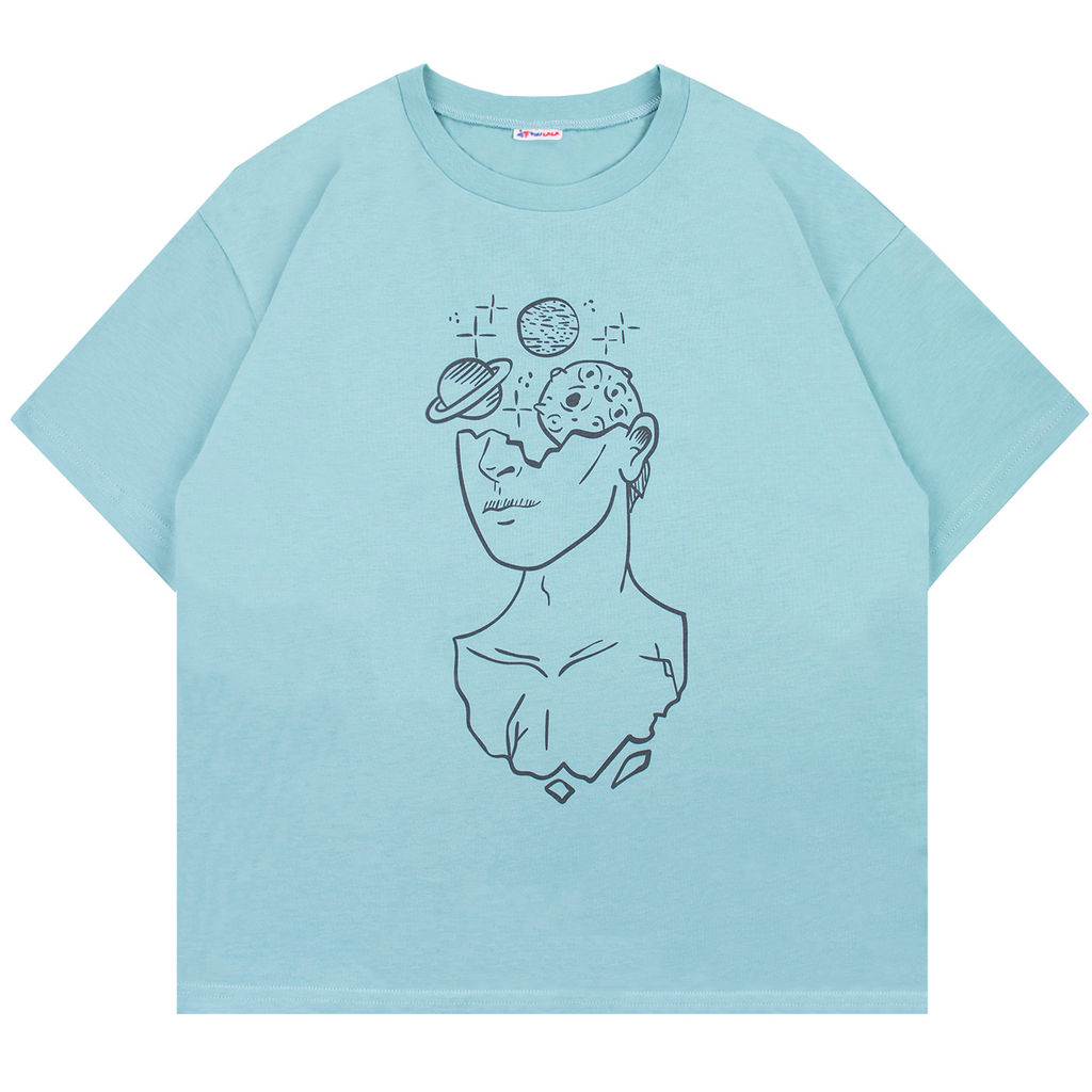 Футболка оверсайз кулирка 1657100302 - Youlala фото 6