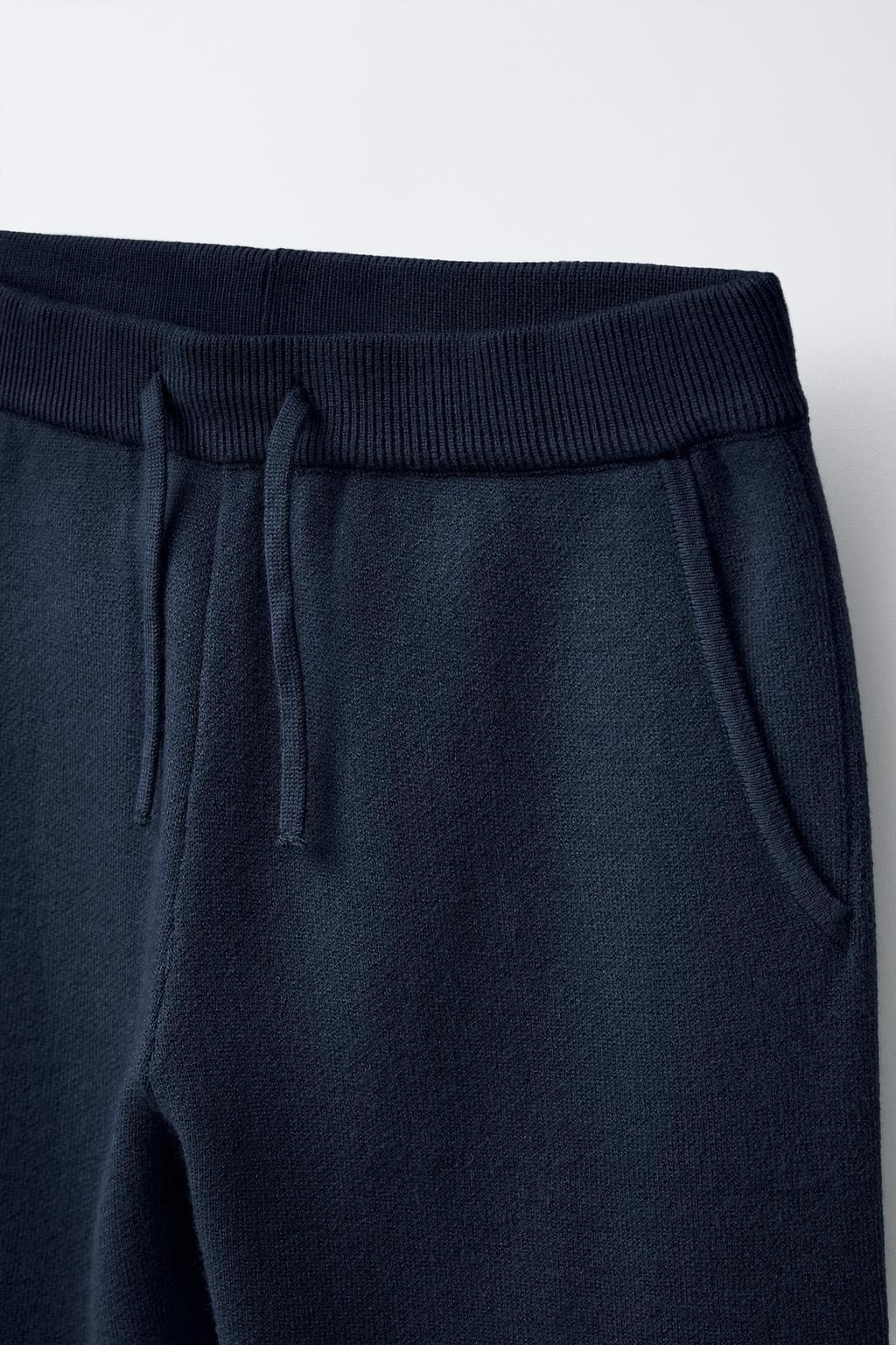 SOFT KNITTED JOGGER TROUSERS - Zara фото 3