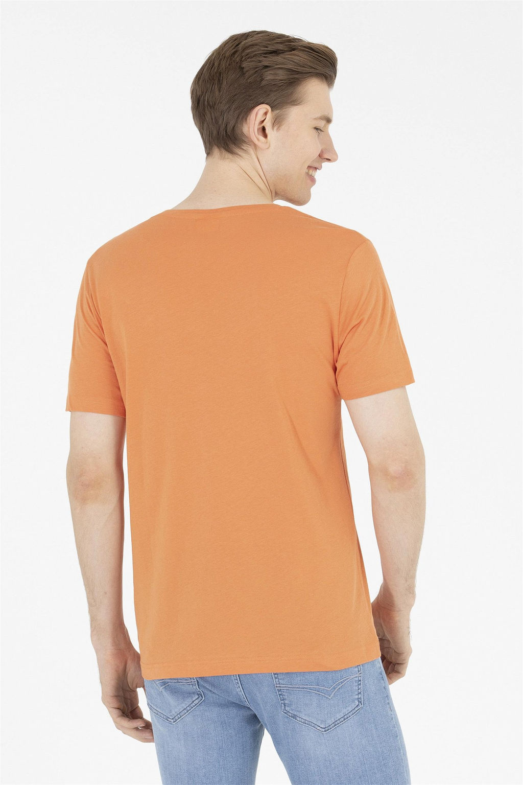 U. S. Polo Assn Мужская футболка Brick Basic с круглым вырезом - U.s. polo assn фото 12