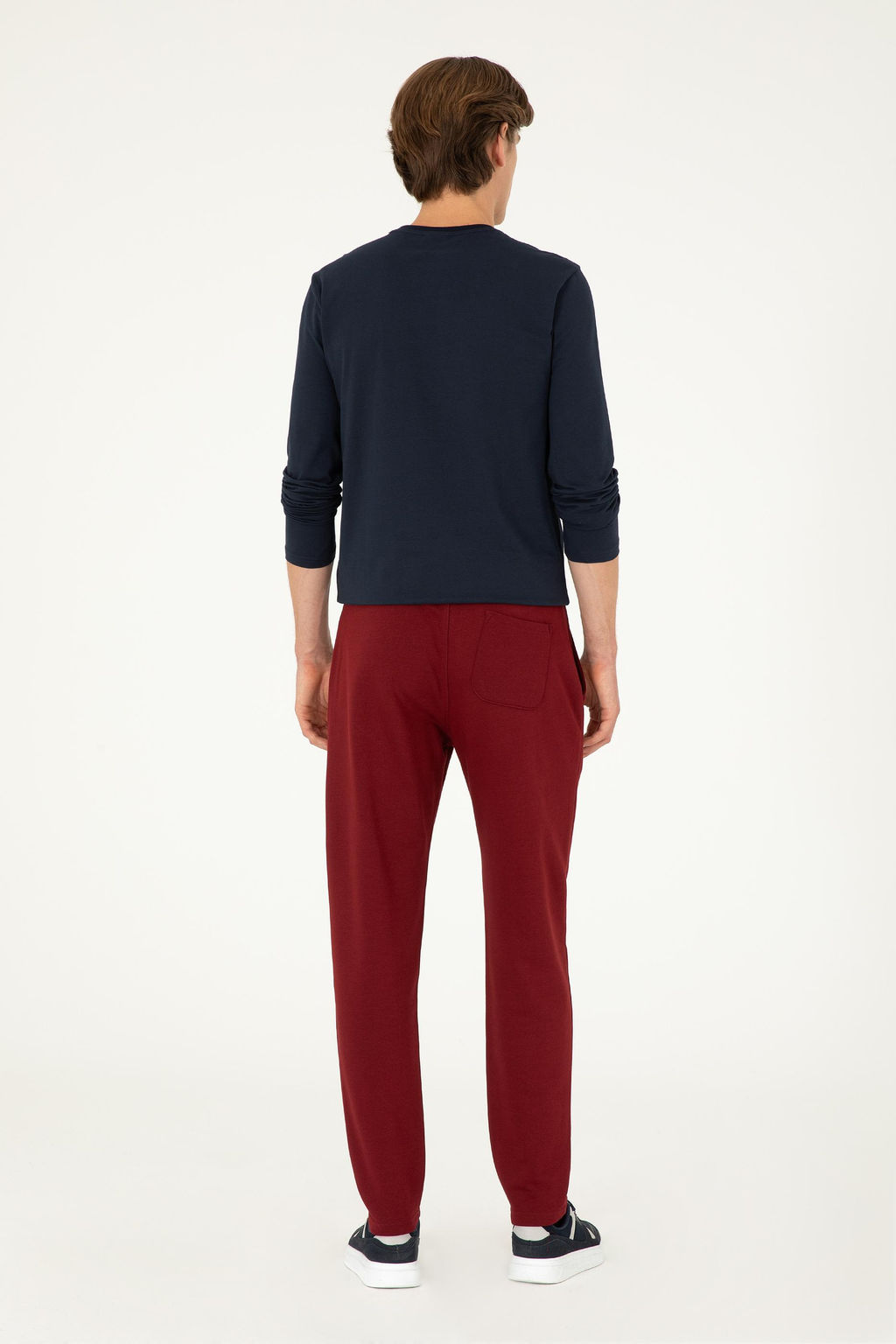 Мужские бордовые спортивные штаны - U.s. polo assn фото 4