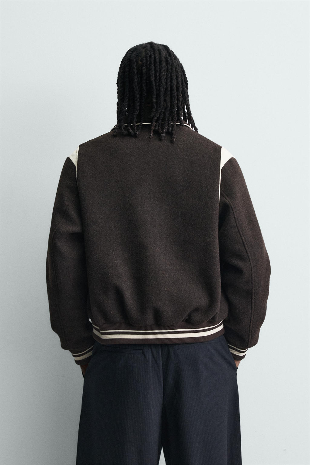 CONTRAST BOMBER JACKET - Zara фото 11