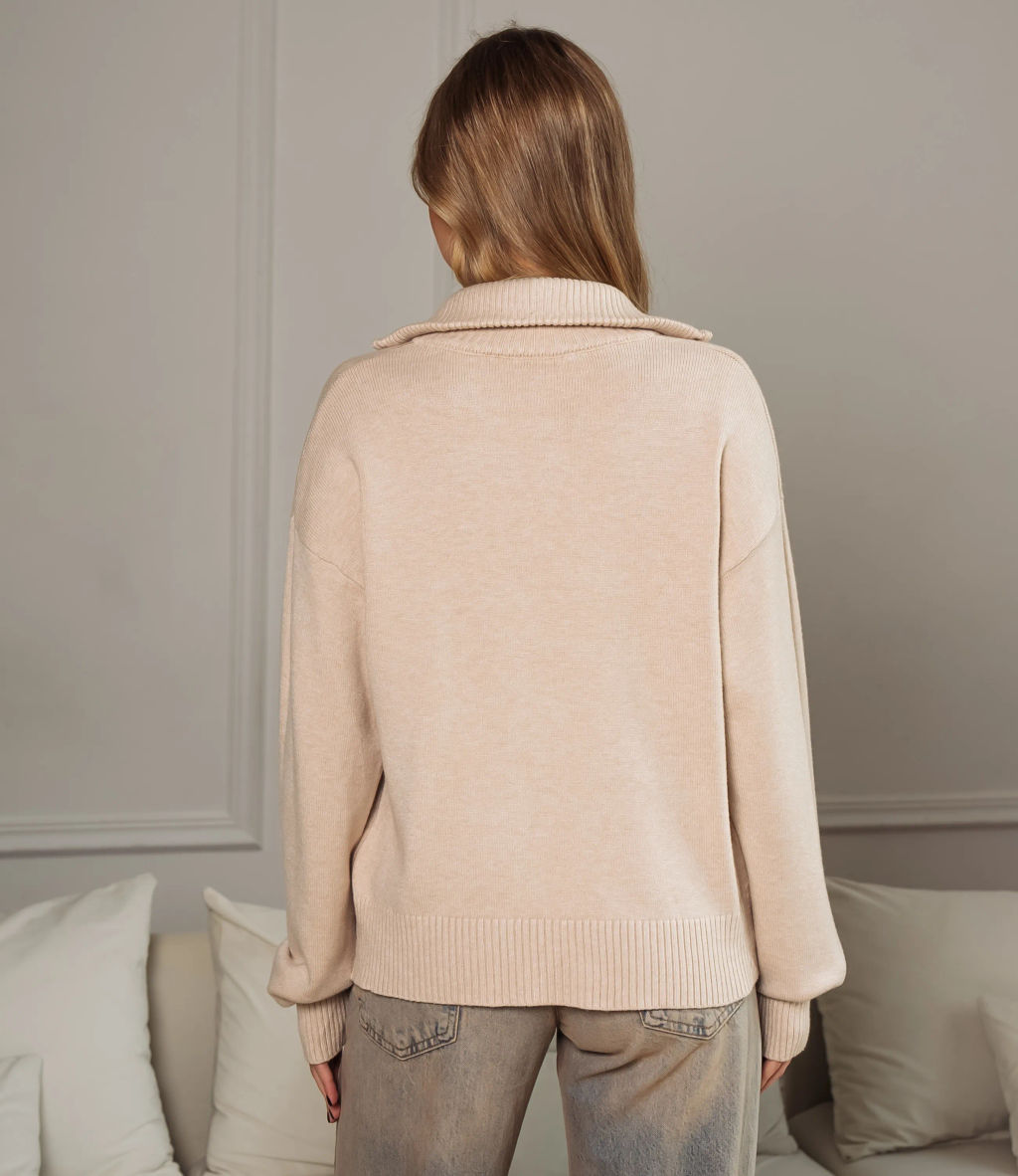 Джемпер #КТ888 (7), бежевый - Dommod фото 2