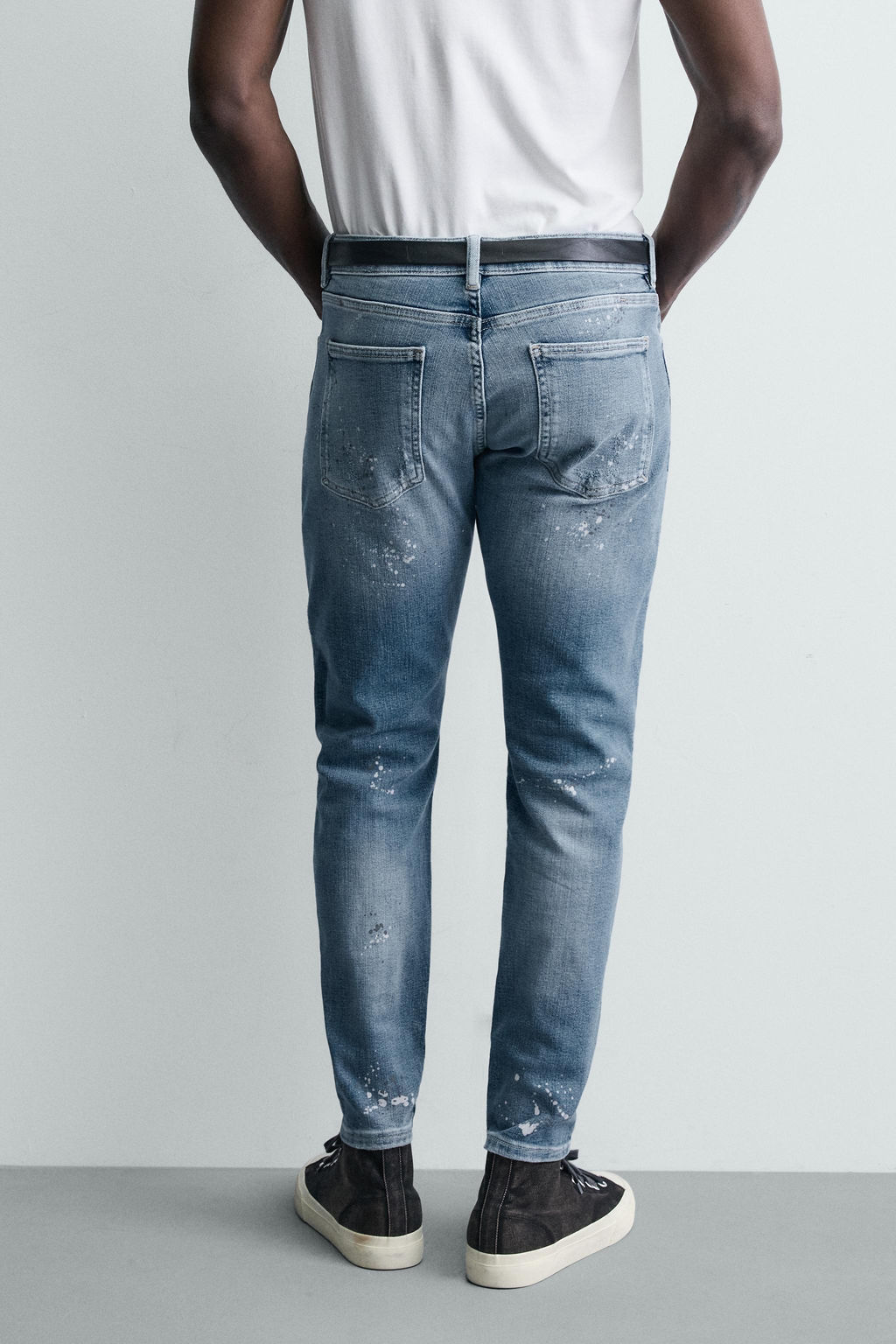 JEANS SKINNY FIT ROTOS / Azul claro - Zara фото 3