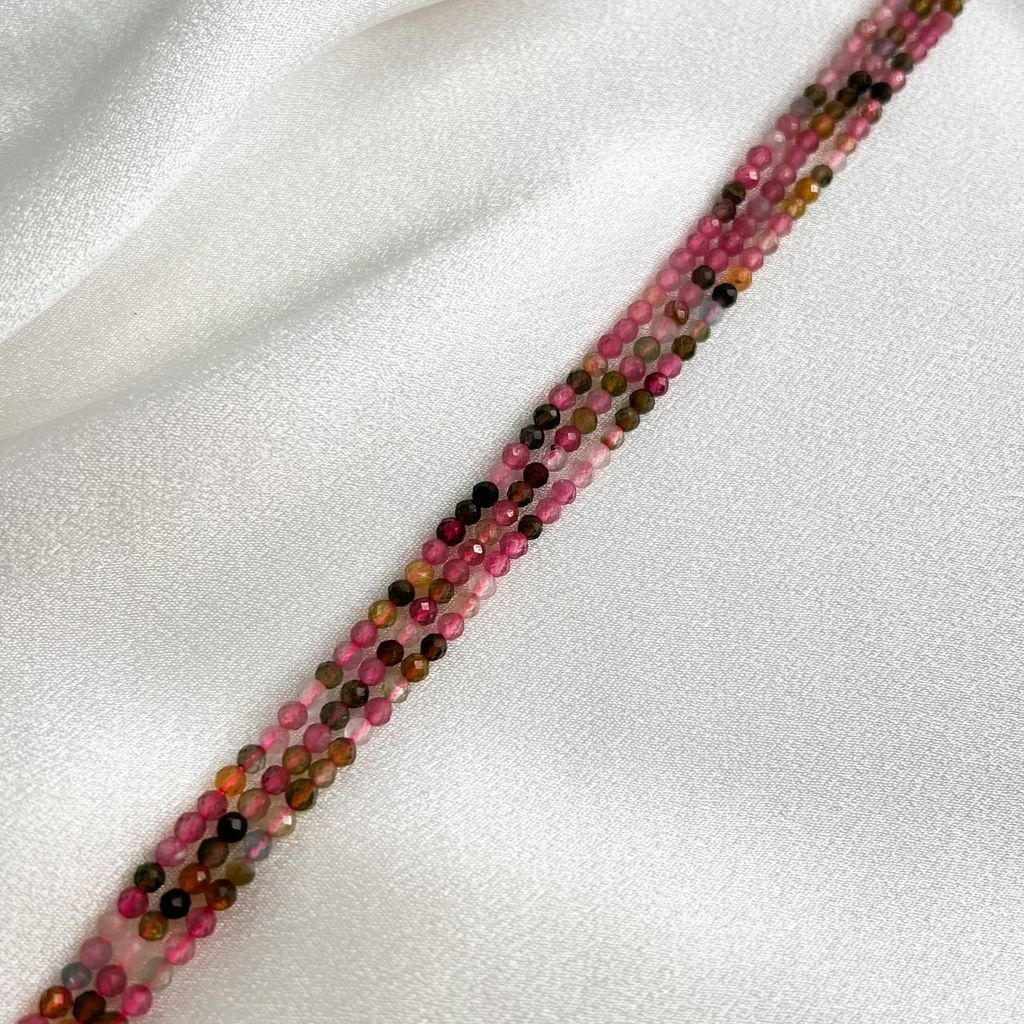 Бусины для украшений из Турмалина микс огранка