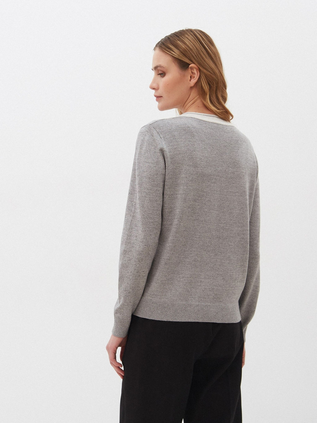 Conso/KJL 220707 - light grey Джемпер Женский