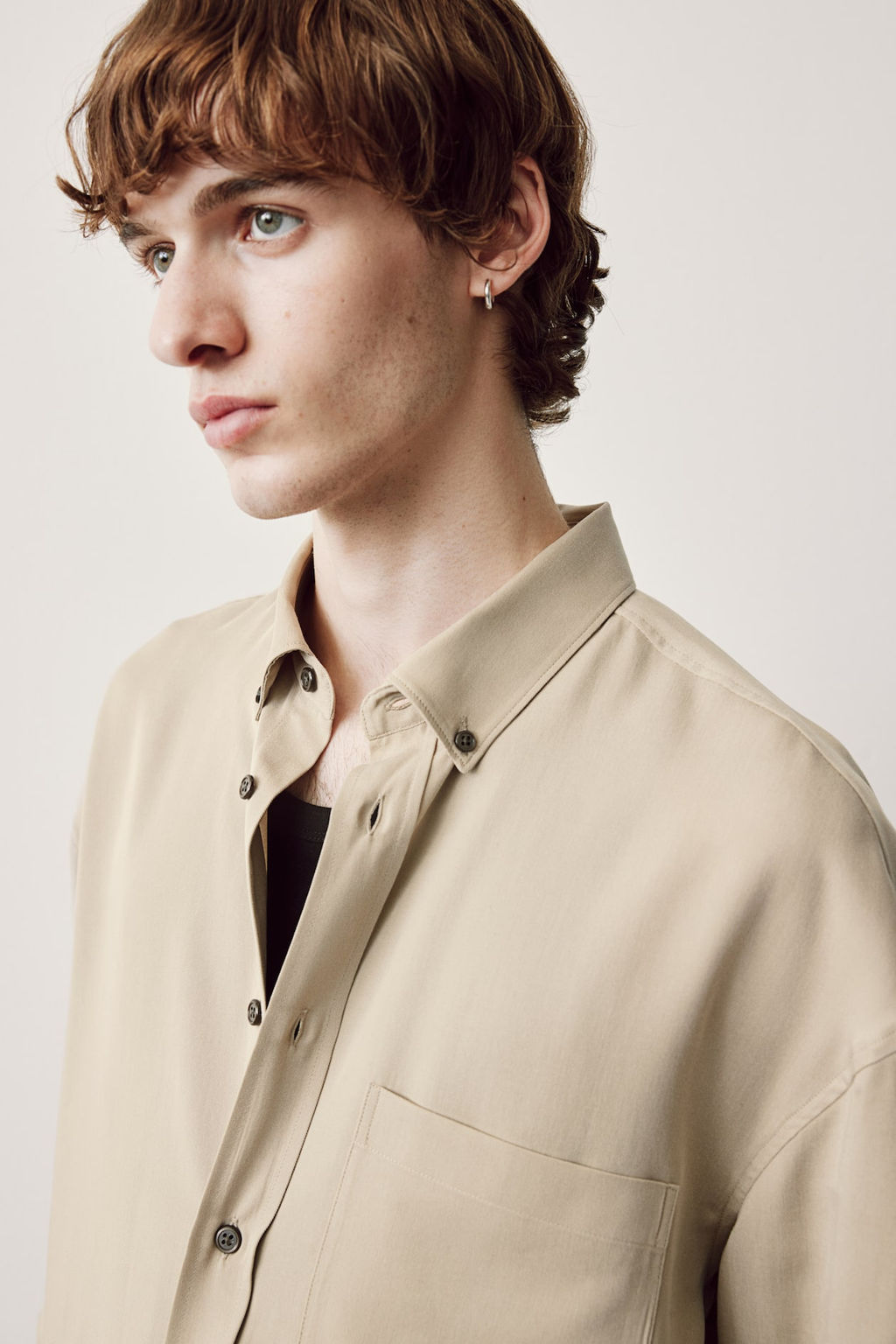 Camisa de lyocell Regular Fit - H&m фото 4