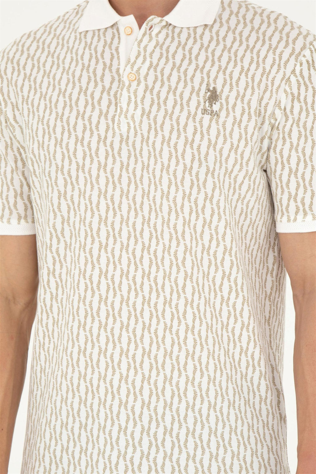 Мужская футболка светло-хаки - U.s. polo assn фото 6