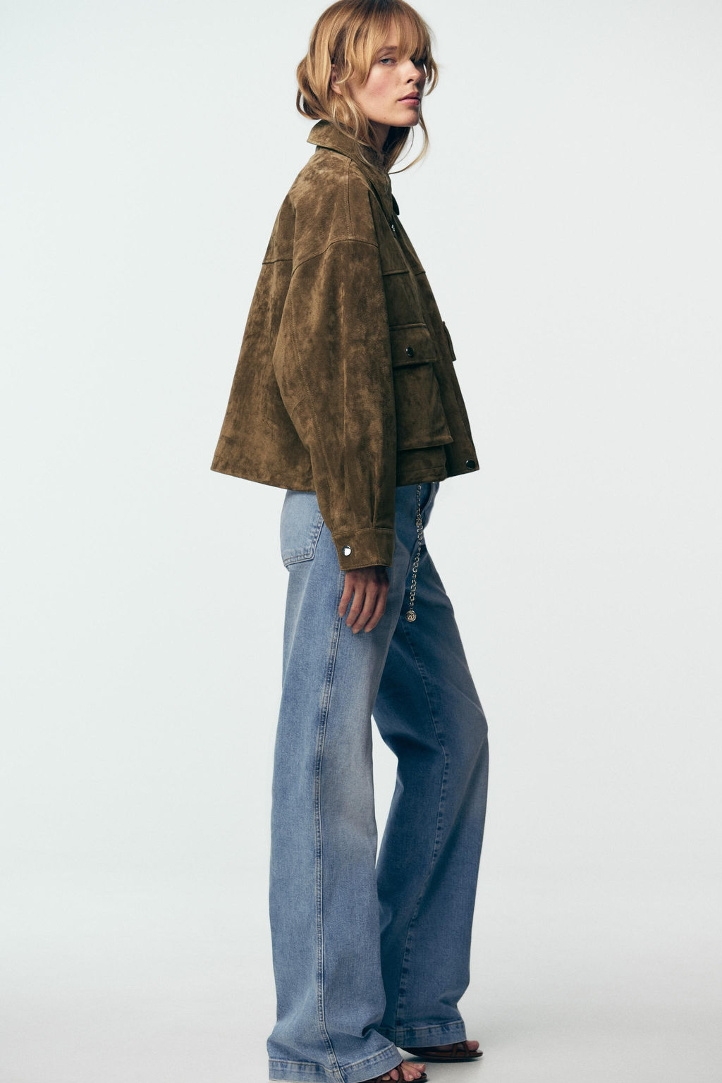 100% LEATHER BOMBER JACKET