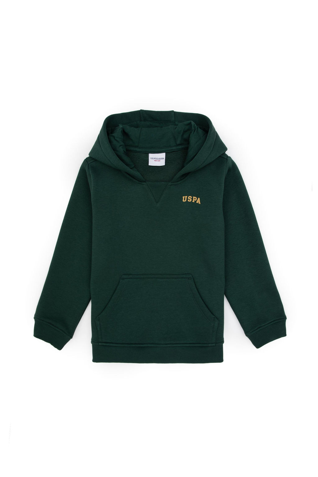 Erkek _ocuk Koyu Ye_il Basic Kap__onlu Sweatshirt Sepette S_rpriz _ndirim