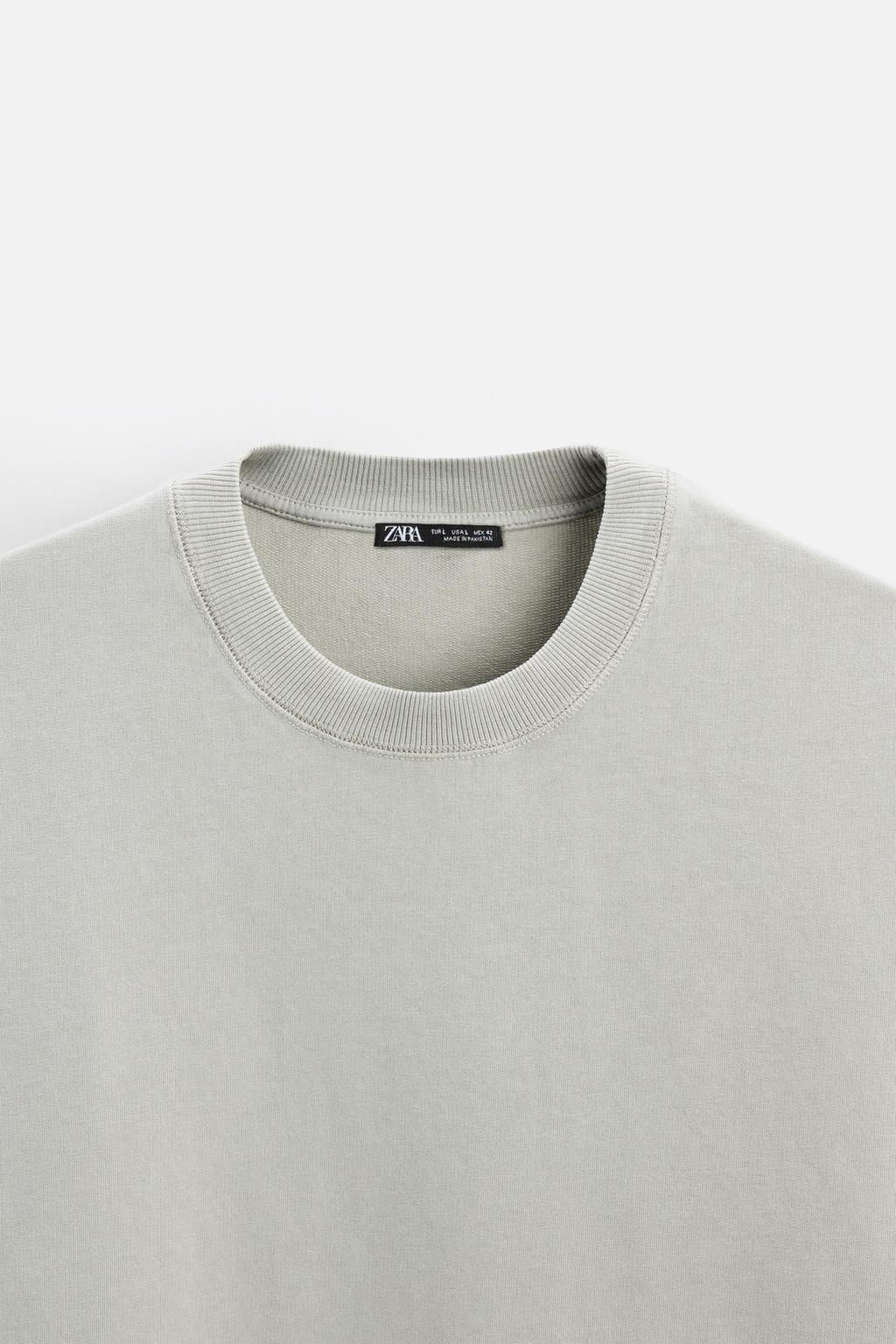 WASHED RELAXED FIT SWEATSHIRT - Zara фото 24
