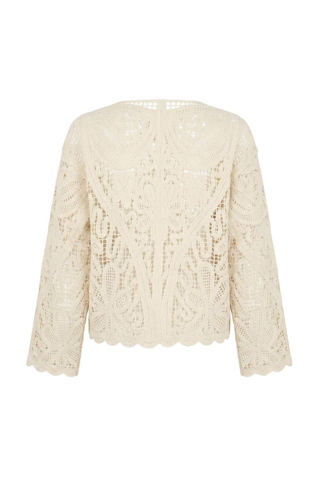 Tas Krose Detayl? Bisiklet Yaka Triko H?rka TWOSS26HI00017