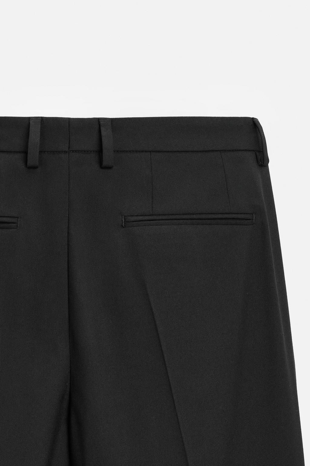SLIM FIT SUIT TROUSERS - Zara фото 8