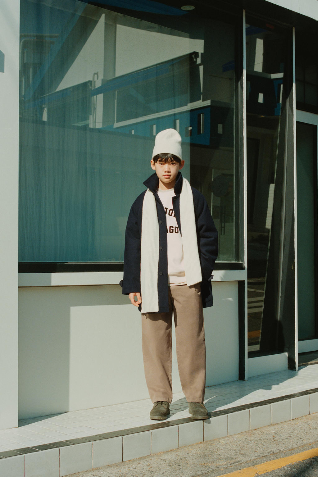 STRAIGHT TROUSERS WITH PLEATS