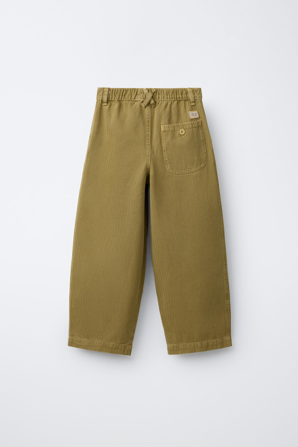 HERRINGBONE BAGGY TROUSERS - Zara фото 6