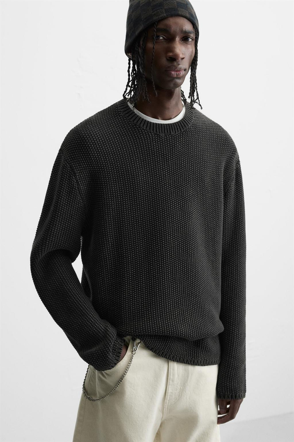 RELAXED FIT SWEATER - Zara фото 13
