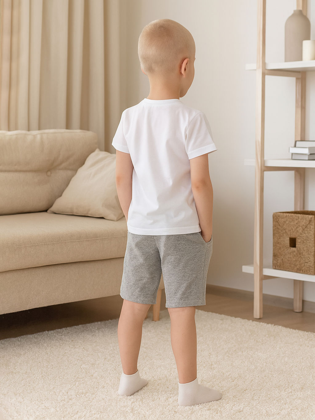 Шорты детские меланж 403 (122, 64)