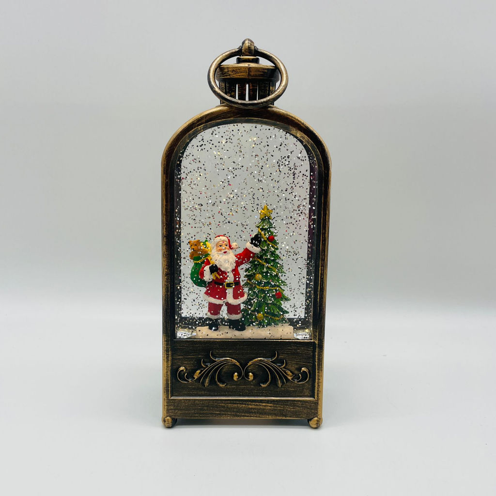 Новогодний декор Фонарь стекло - 23 см (арт. 23014A/23014B/23014D) в ассортименте - Ип лебедев о.ю фото 9